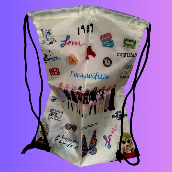 Taylor Swift Other - Swiftie must have drawstring back sac!